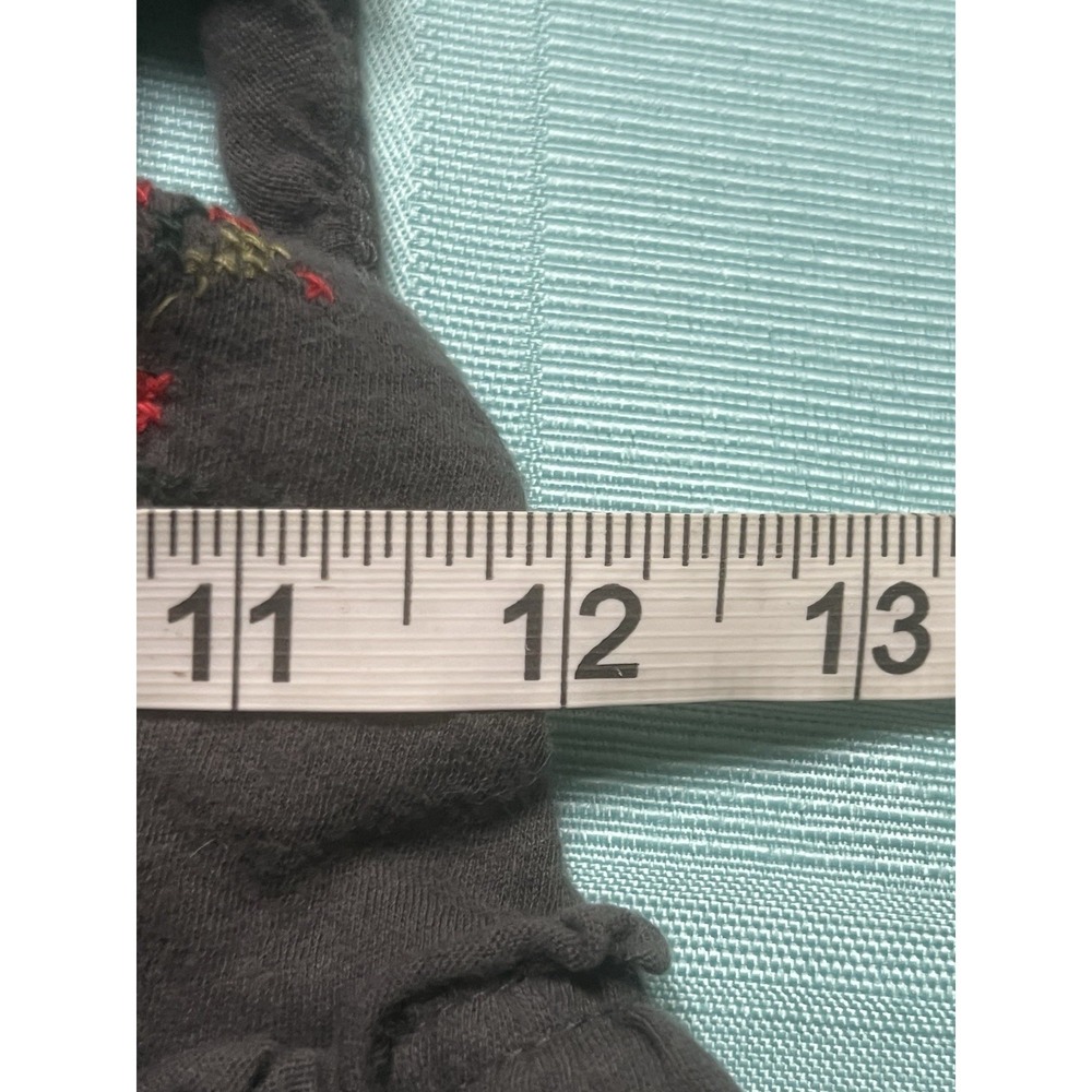 Kimchi Blue Urban Outfitters Kristy Babydoll Embroidered Tank Gray S Festival - Picture 7 of 7